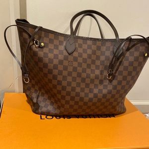 SOLD-Louis Vuitton Neverfull GM Damier Ebene